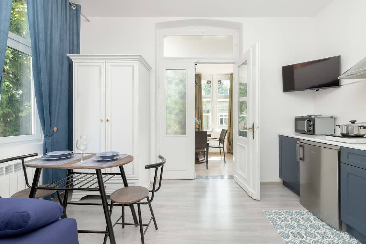 Helt studio, Helska 16 | Classy Studio | Parking in Sopot, Trippelbyen
