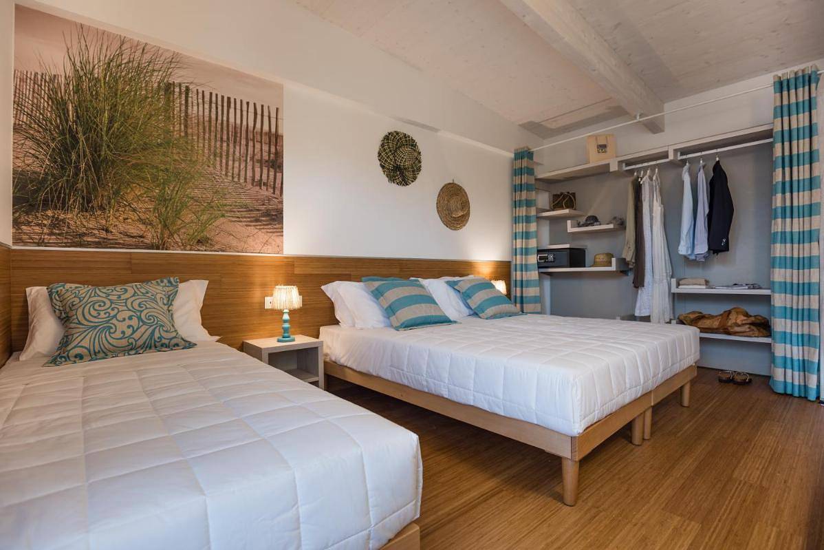 Das schicke Lino delle Fate Eco Resort mit 2 Betten bietet Platz für 7 Personen in Bibione, San Michele al Tagliamento