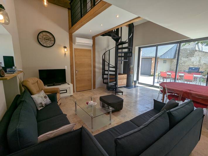 Gîte pour 6 personnes, avec jardin