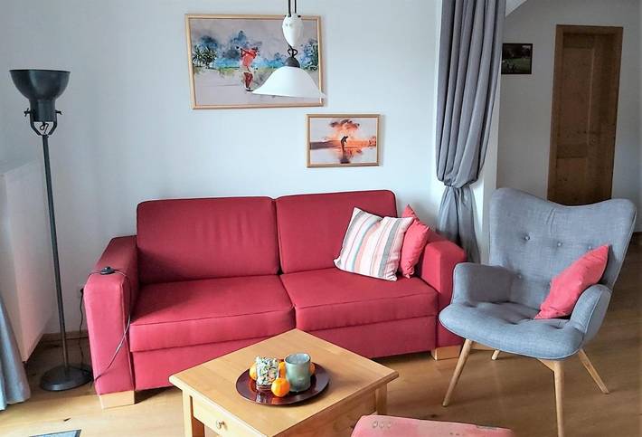 Ferienwohnung für 3 Personen, mit Garten und Ausblick, mit Haustier - 1