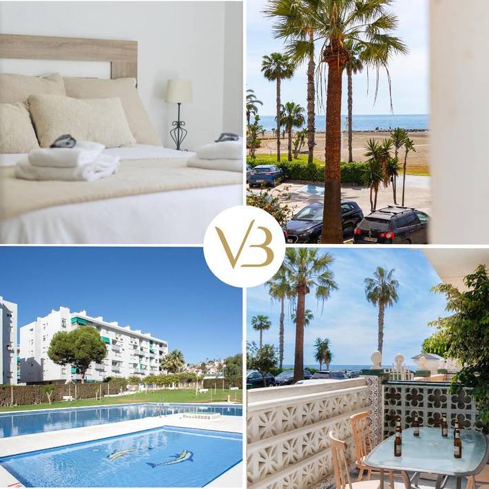 Apartamento para 8 personas, con Terraza y Piscina en Playa de la Cala del Moral