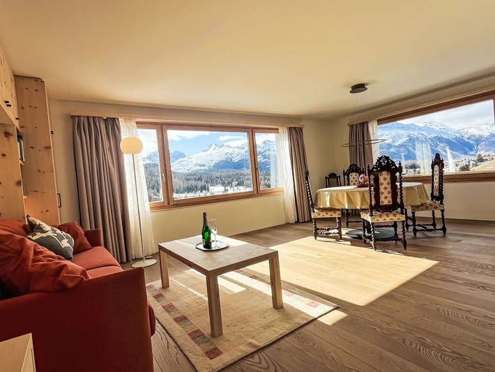 Ferienwohnung für 4 Personen, mit Balkon in Pontresina - 2