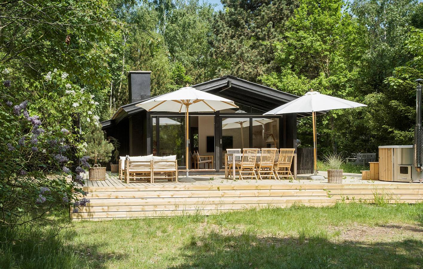 Ferienhaus für 4 Personen mit Terrasse in Yderby Lyng, Sjællands Odde