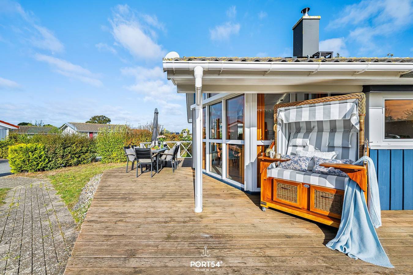 Skandinavisches Ferienhaus Möwenstübchen mit Sauna, Whirlpool und Klimaanlage in Lensterstrand, Grömitz