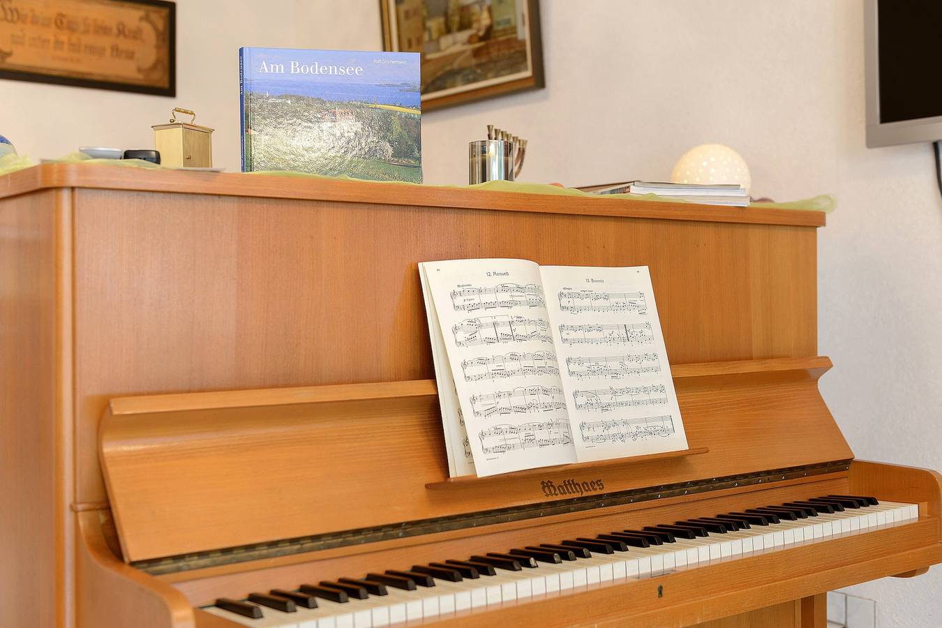 Ganze Wohnung, Apartment 'Linas Lieblingsplatz' mit Balkon & Klavier in Unteruhldingen, Uhldingen-Mühlhofen