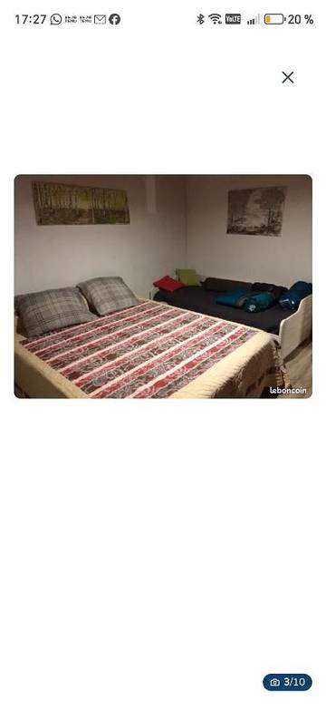 Gîte pour 10 personnes, avec balcon et vue à Camurac
