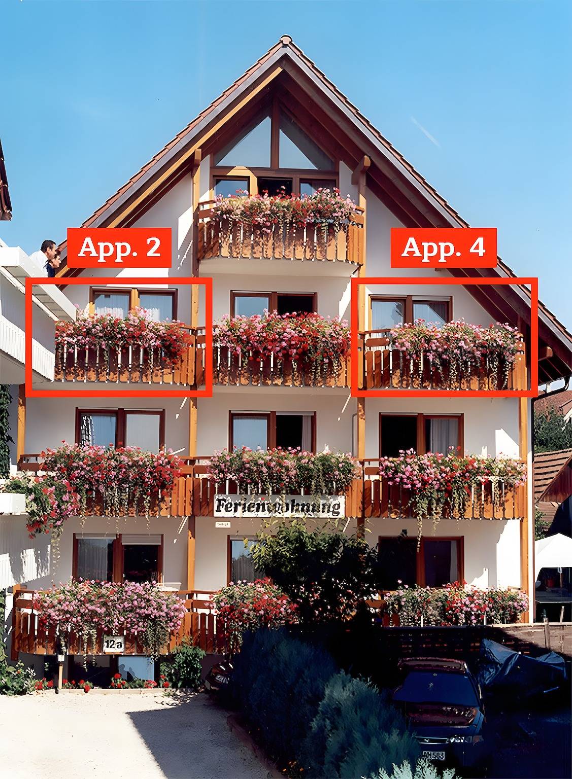 Ganze Wohnung, Sommerhof Rauber - Ferienwohnung 'B 04' mit Seeblick, Gemeinschaftsgarten und Wi-Fi in Immenstaad, Immenstaad am Bodensee