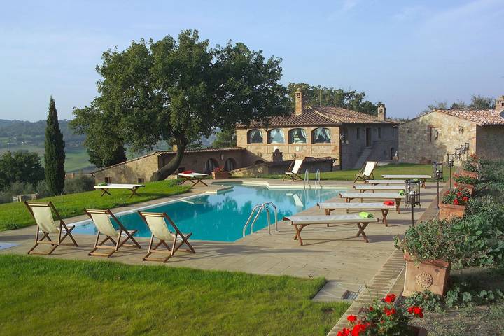Villa pour 14 personnes, avec jardin et jacuzzi dans Val d'Orcia - 3