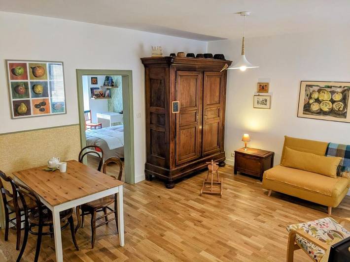 Appartement de vacances pour 3 personnes, avec terrasse, animaux acceptés
