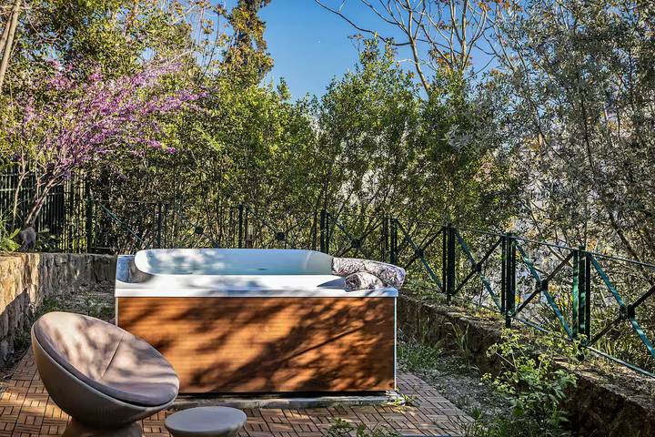 Villa pour 4 personnes, avec Balcon ainsi que Jacuzzi et Jardin à Rome - 4