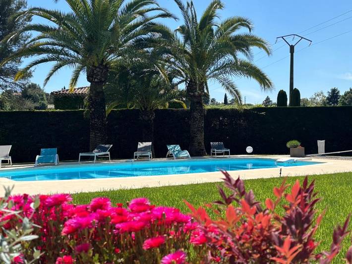Villa pour 8 personnes, avec vue et jardin ainsi que bassin pour enfant et piscine à Vence - 4