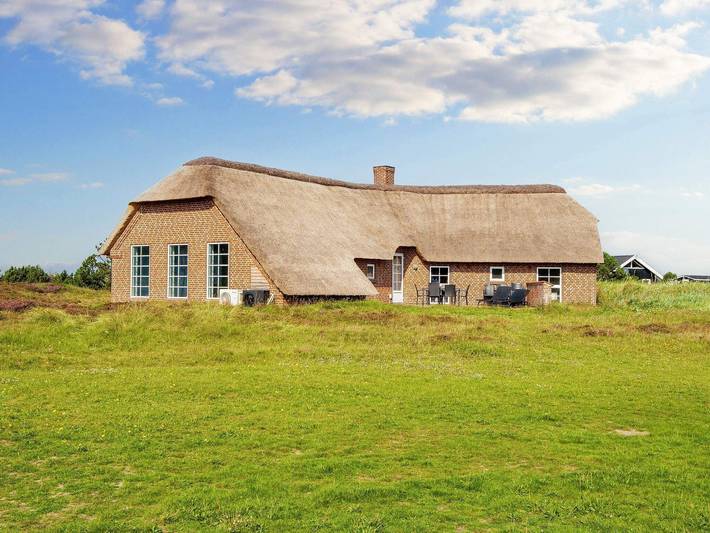 Ferienhaus für 12 Personen, mit Terrasse und Whirlpool sowie Sauna und Pool, kinderfreundlich in Holmsland Klit