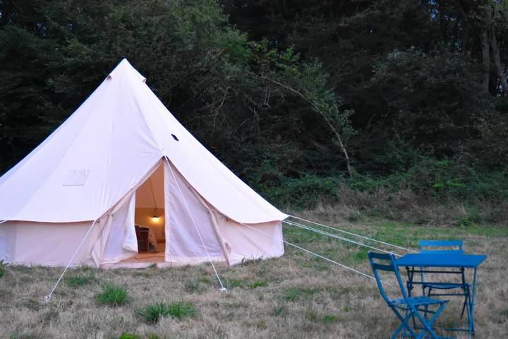 Tente pour 2 personnes, avec vue, animaux acceptés dans Saône-et-Loire - 4