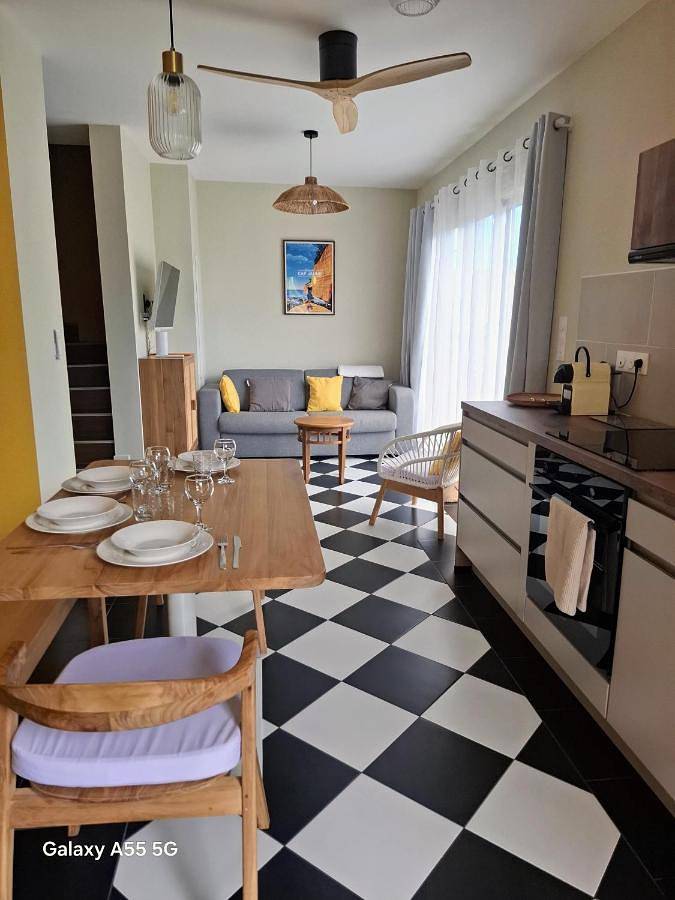 Maison de vacances pour 6 personnes, avec jardin ainsi que piscine et vue