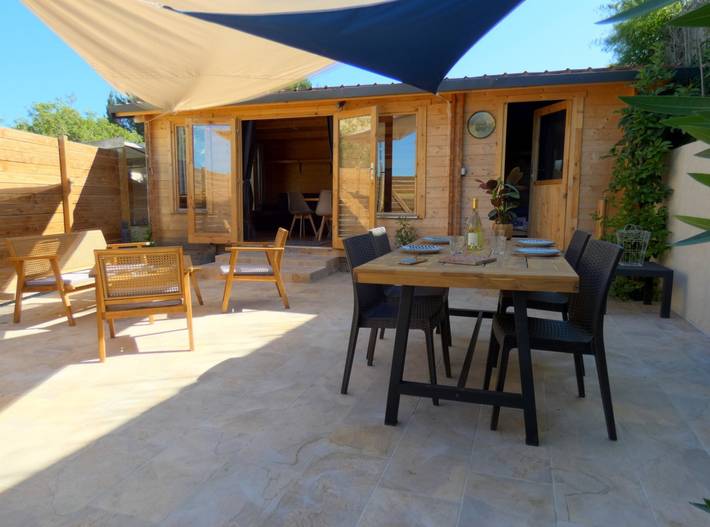 Gîte pour 4 personnes, avec terrasse à Portiragnes