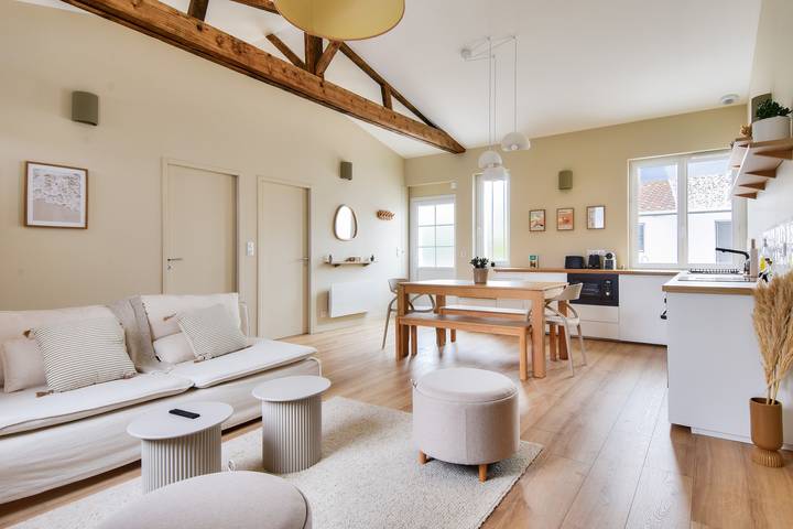 Maison de vacances pour 10 personnes, avec jardin