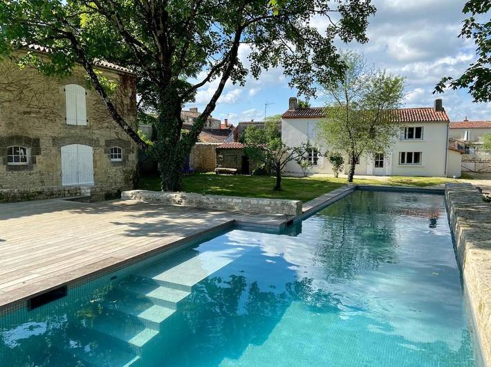 Maison de vacances pour 10 personnes, avec piscine, animaux acceptés