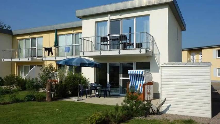 Ferienwohnung für 3 Personen, mit Terrasse in Gelbensande