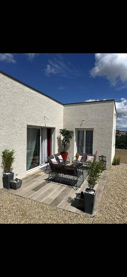 Maison de vacances pour 8 personnes, avec vue et terrasse