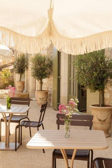 Maison d’hôte pour 2 personnes, avec terrasse et vue à Aureille