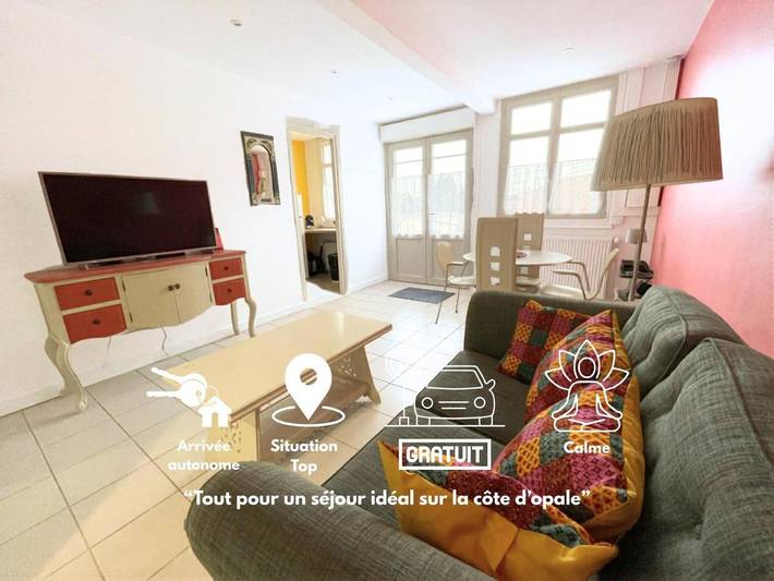 Gîte pour 2 personnes, avec balcon à Marquise