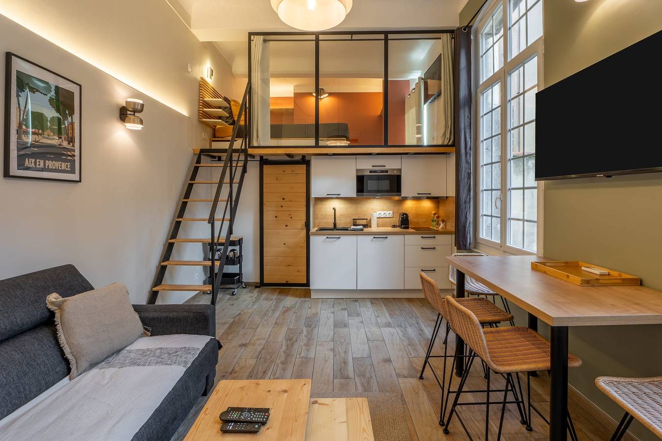 Appartement entier, Duplex Mirabeau - hyper centre-ville - Calme in Aix-en-Provence, Côte méditerranéenne (France)