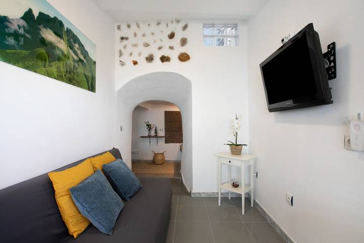 Casa de vacaciones "Bisangel" con vistas al mar, terraza privada y Wi-Fi in Buen Paso, Icod de los Vinos