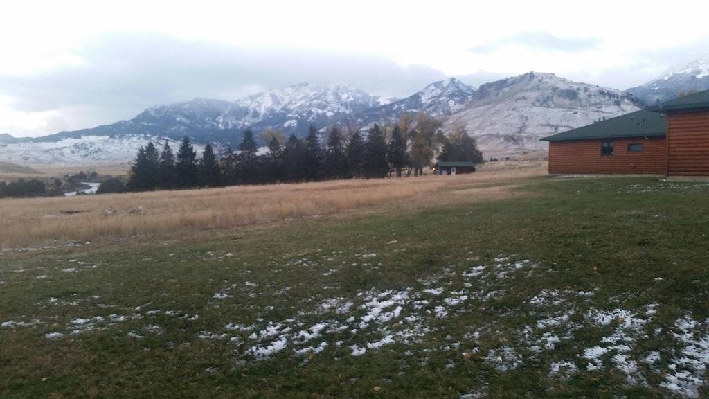 Gardiner Cabin von Yellowstone Park / Termine geöffnet in Absaroka Range