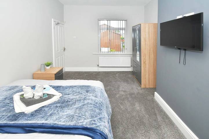 Superior-Habitacion Doble-Baño compartido-With TV in Stoke-on-Trent, Midlands