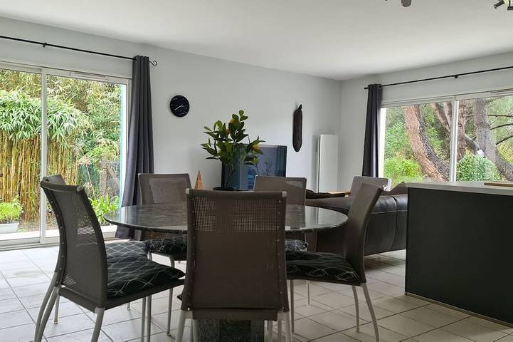 Maison de vacances pour 6 personnes, avec jardin et jacuzzi, animaux acceptés à Le Grand-Village-Plage
