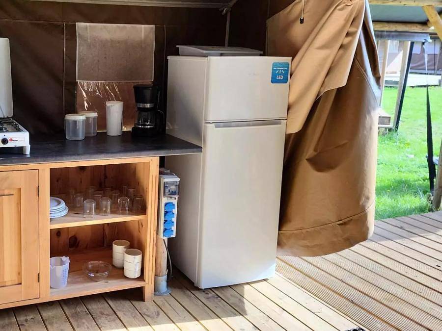 Camping La Colline - Safarizelt 5 personen - Lodge 3 Zimmer 5 Personen Ohne Sanitär in Luxemburg Provinz