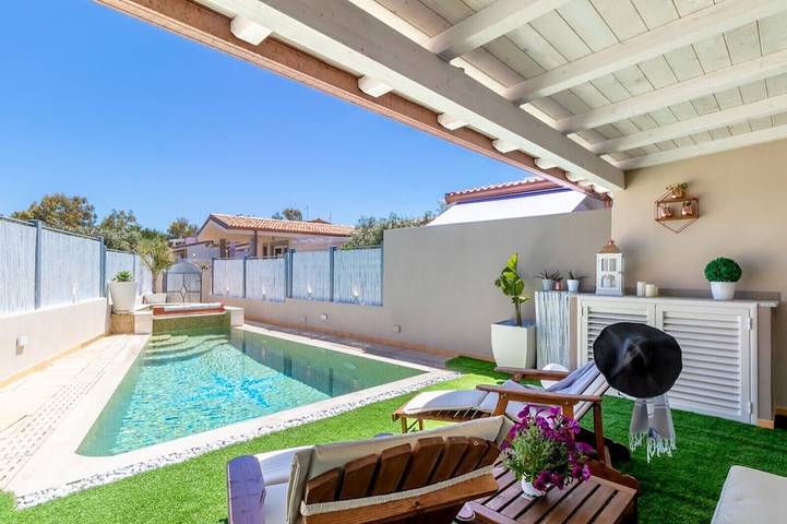 Villa per 5 persone, con terrazza e idromassaggio nonché giardino - 1
