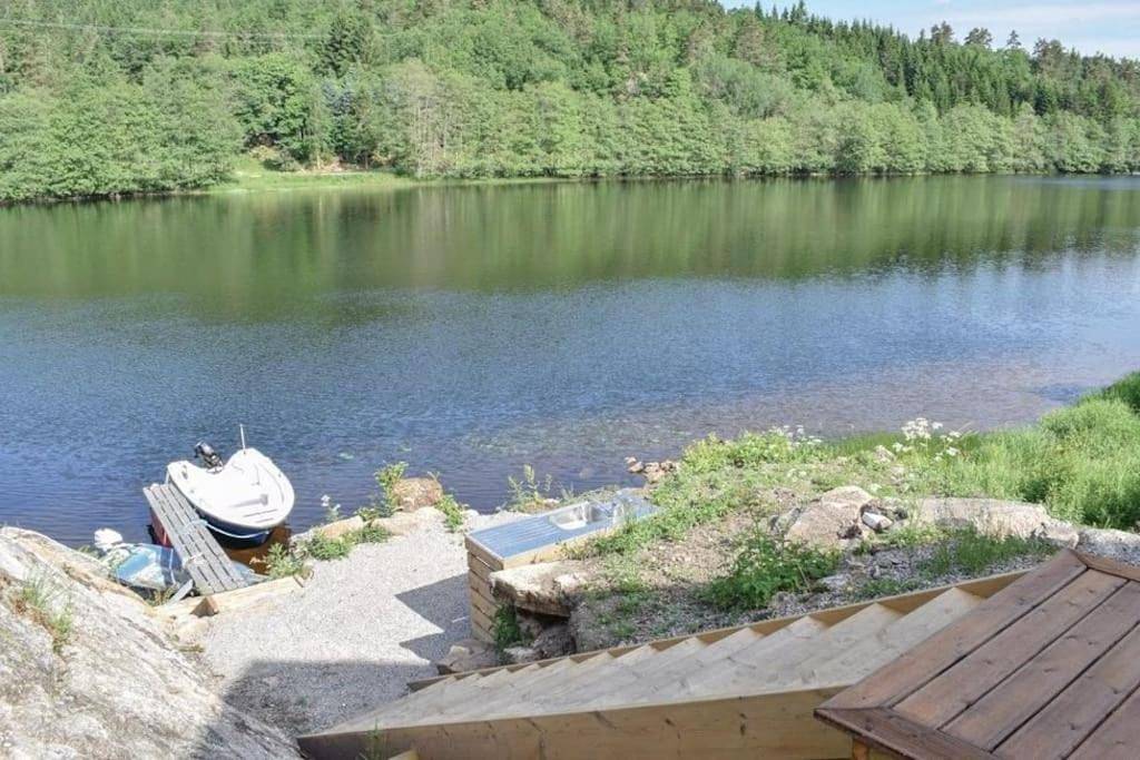 Ganze Wohnung, Feriehus ved Mandalselva in Mandal