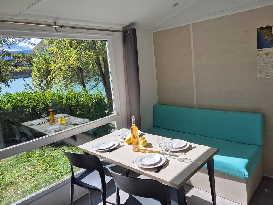 Camping De Savel - Mobile home 4 persons - Loggia in Mayres-Savel, Vercors