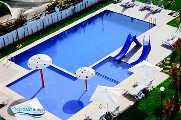 Cottage pour 5 personnes, avec bassin pour enfant et piscine ainsi que jardin et vue à Mohammédia