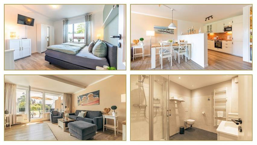 Ferienwohnung für 4 Personen, mit Terrasse und Sauna sowie Ausblick, mit Haustier - 1
