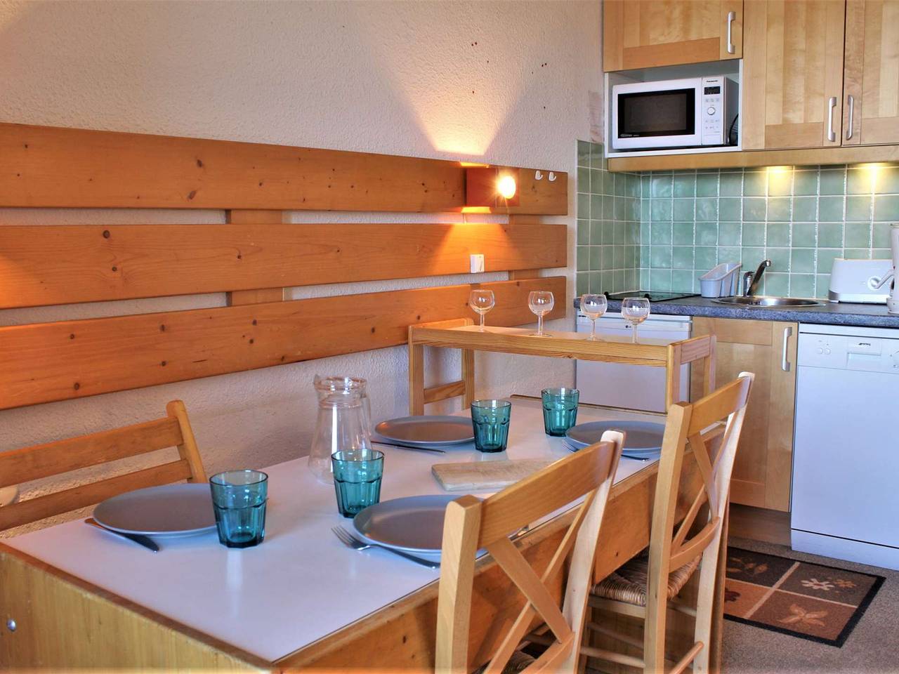 Appartement entier, Studio cabine 4 pers, pied de pistes, animaux acceptés – Risoul 1850 in Station de Risoul, Risoul