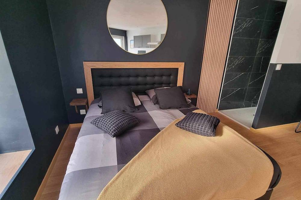 Geheel appartement, The black tendance, maxi studio hyper center, 1km from train station, tourism/business in Calais, Calais en omgeving