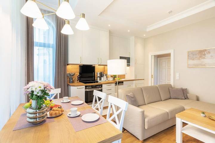 Ferienwohnung für 4 Personen, mit Balkon und Sauna in Bansin