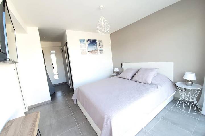 Recent comfortable villa : private heated swimming pool and close to the beaches in Sérignan, Costa mediterránea (Francia)