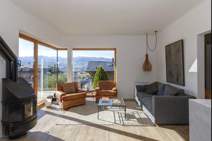 Apartamento para 7 personas, con Balcón/Terraza y Jardín en Alp