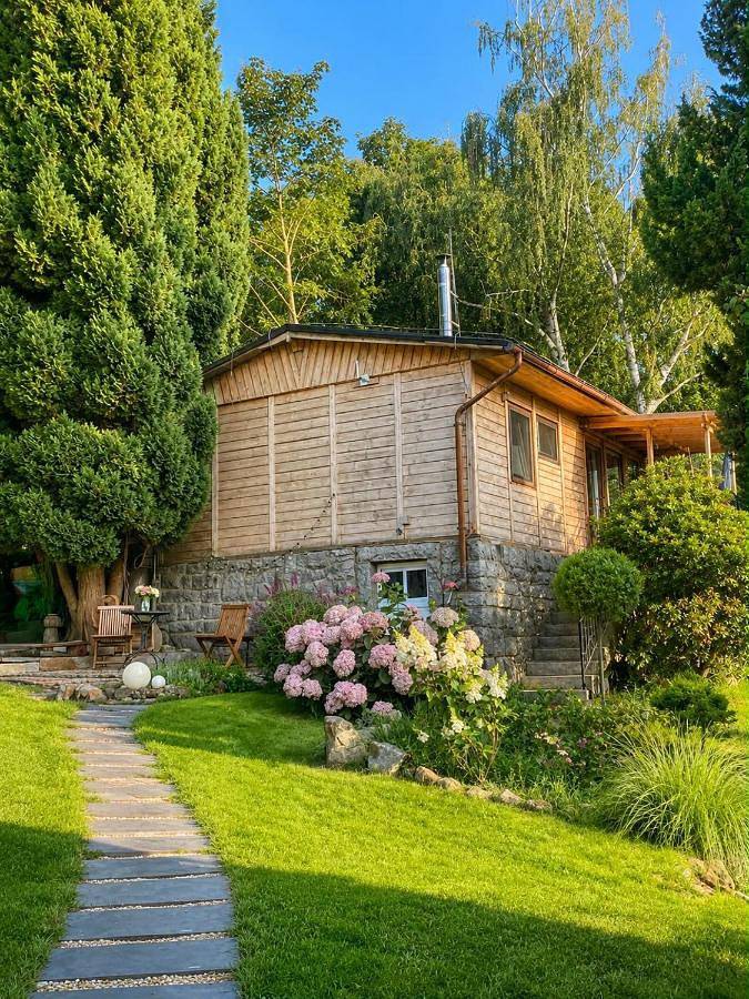 Bungalow für 3 Personen, mit Balkon und Terrasse sowie Garten und Kinderpool