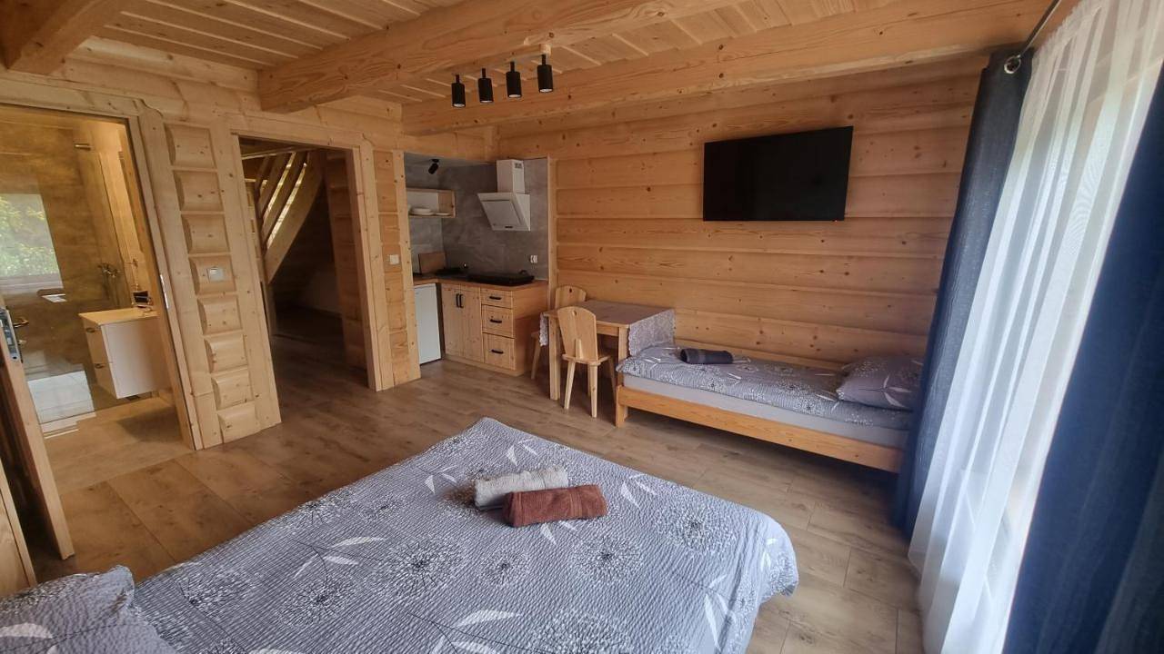 Double Room with Private External Bathroom in Dzianisz, Karpaty (Polska)