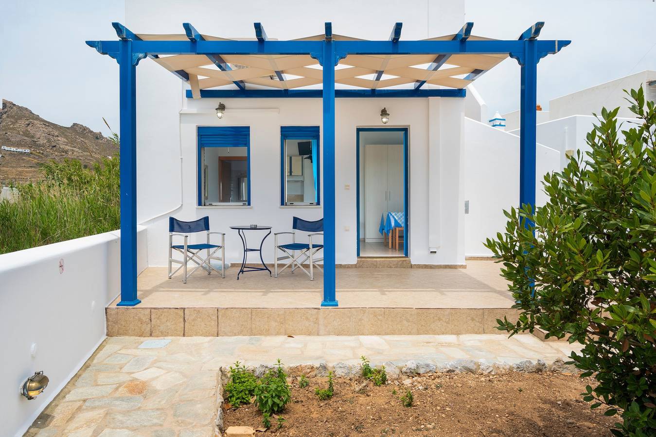 Monolocale intero, Monolocale 'Studios Ninemia Serifos 1' con vista mare, Wi-Fi e aria condizionata in Livadi, Cicladi