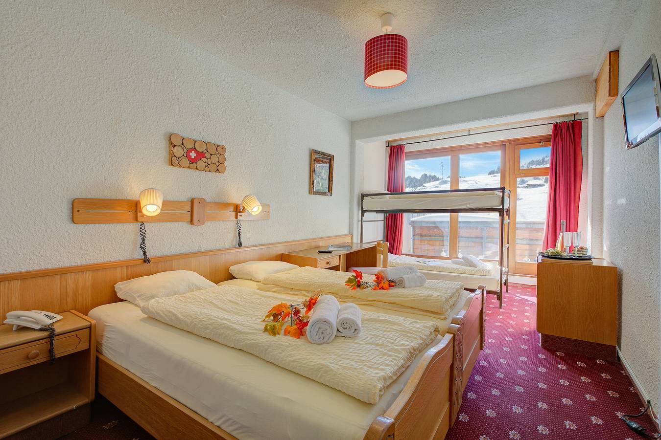 Hotel Relais Alpin Family Room & Balcony2 in Les Mosses, Ormont-Dessous