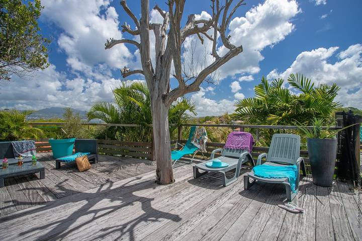 Location de vacances pour 8 personnes, avec terrasse et piscine dans Anse Mitan - 4