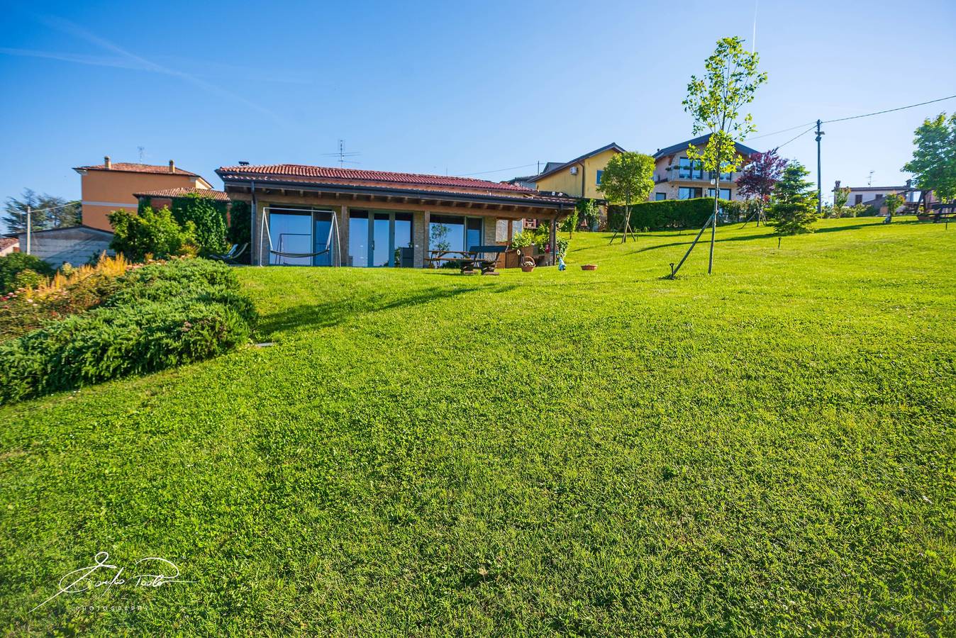 Villa 'Elios' con vista sulle montagne, Wi-Fi e aria condizionata in Santa Maria della Versa, Oltrepò Pavese