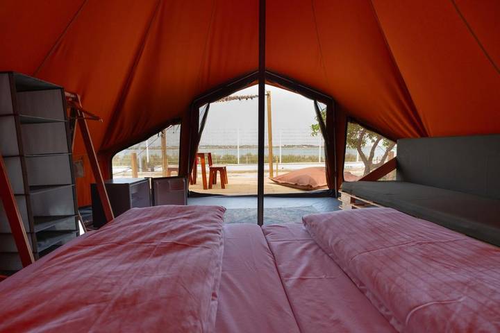 Camping für 2 Personen, mit Garten und Seeblick sowie Ausblick an der Algarve - 4