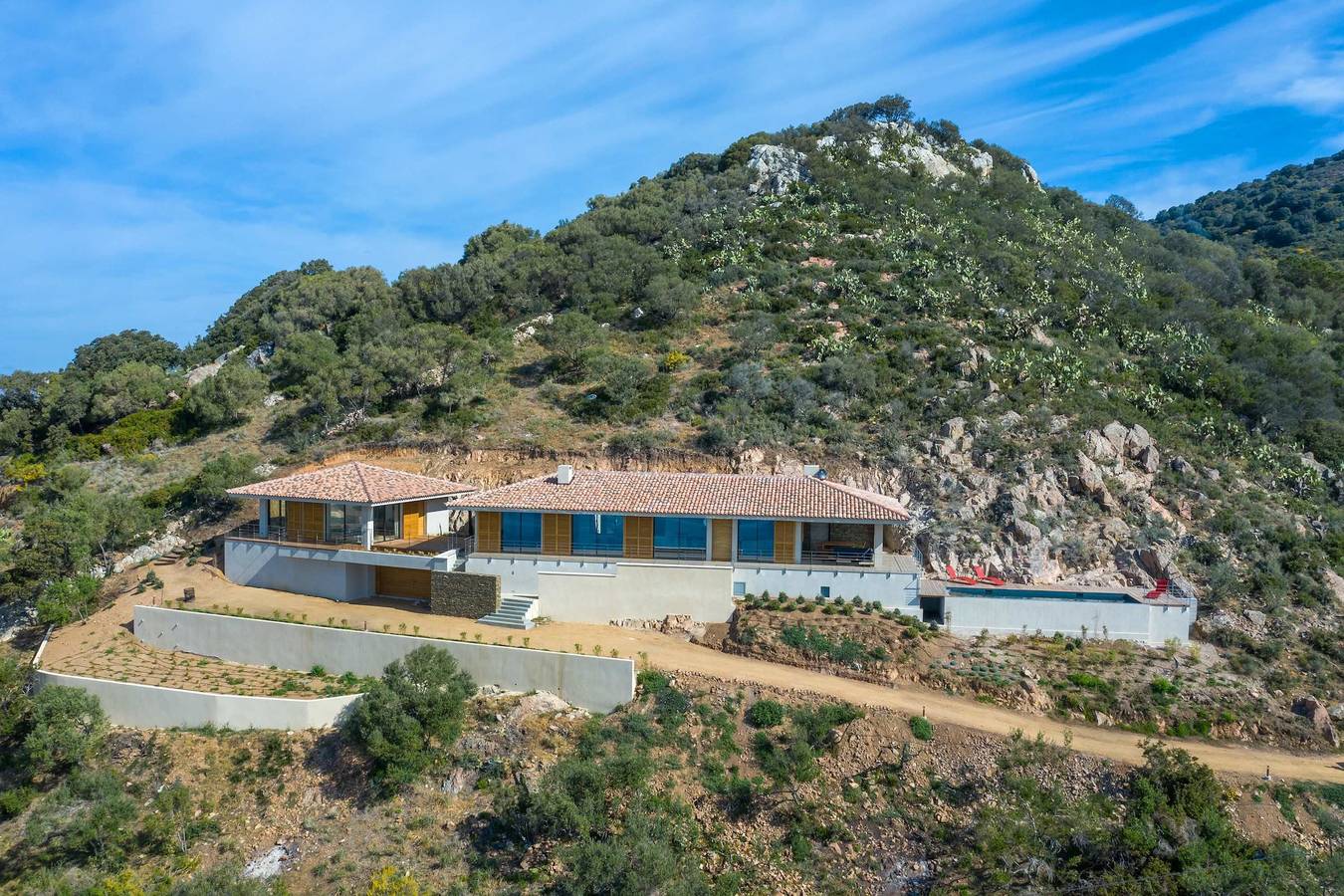 Luxurious architect-designed property pool sea view in Cargèse, Parc naturel régional de Corse