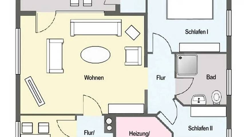 Ferienwohnung für 3 Personen, mit Garten in Carolinensiel - 3